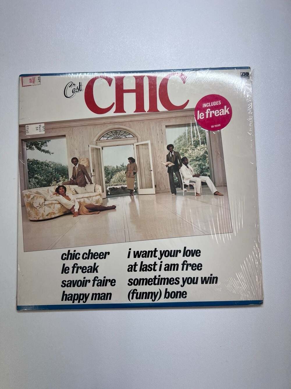 Chic C'est Chic Vintage Vinyl LP Record Album Original I Sleeve 1978 Le Freak